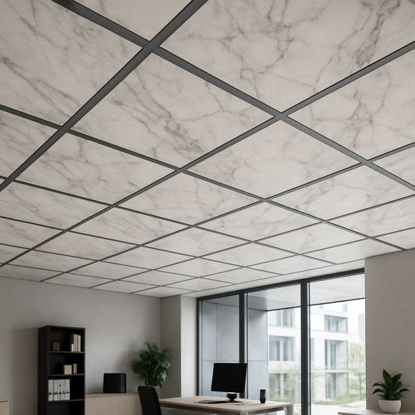 The PANELOK LUX Monte White collection in an interior
